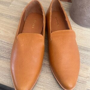 Men's Brown Leather Slip-On Loafers